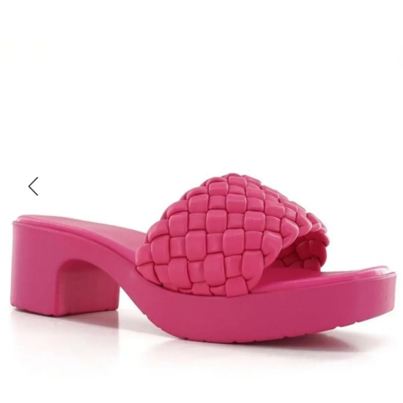 Dolce Vita Fuchsia Braided Mules S8ze 7 Nwot. - Picture 3 of 12